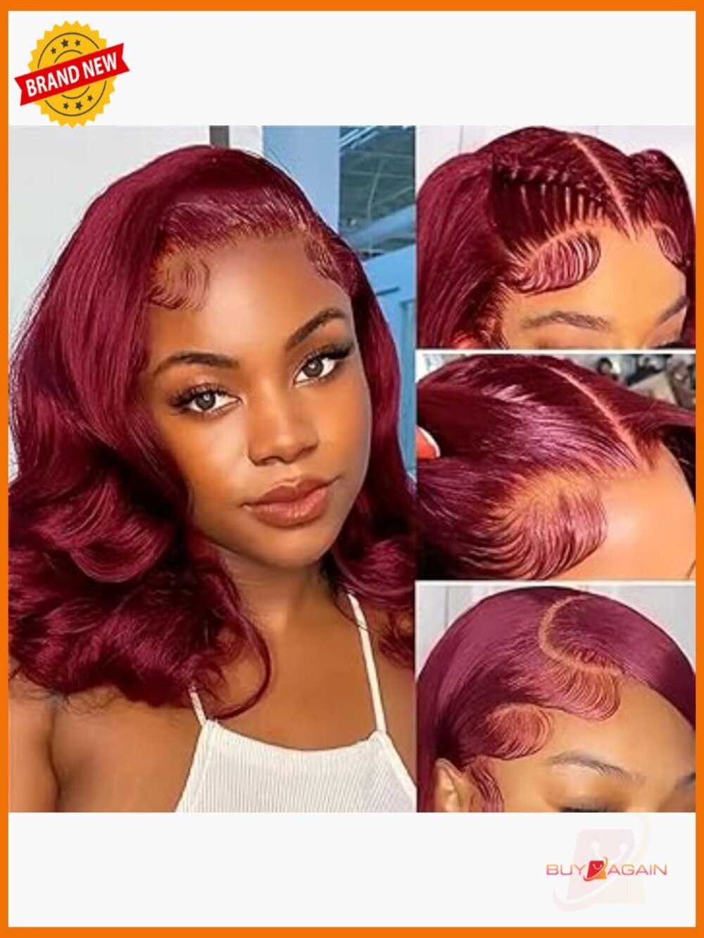 Human Hair Bob Wig 13x4 HD Lace Front Pre Plucked Body Wave 180% Density